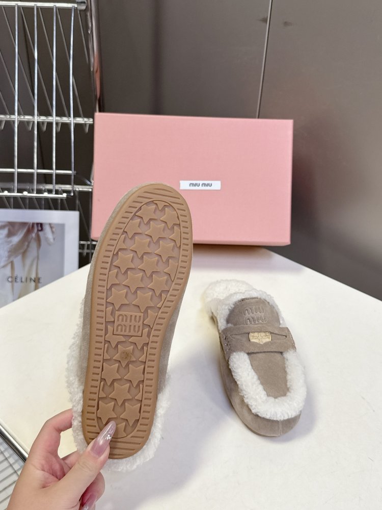 Мюли на меху женские фото 9