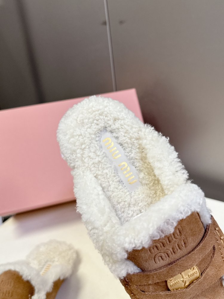 Мюли на меху женские фото 9