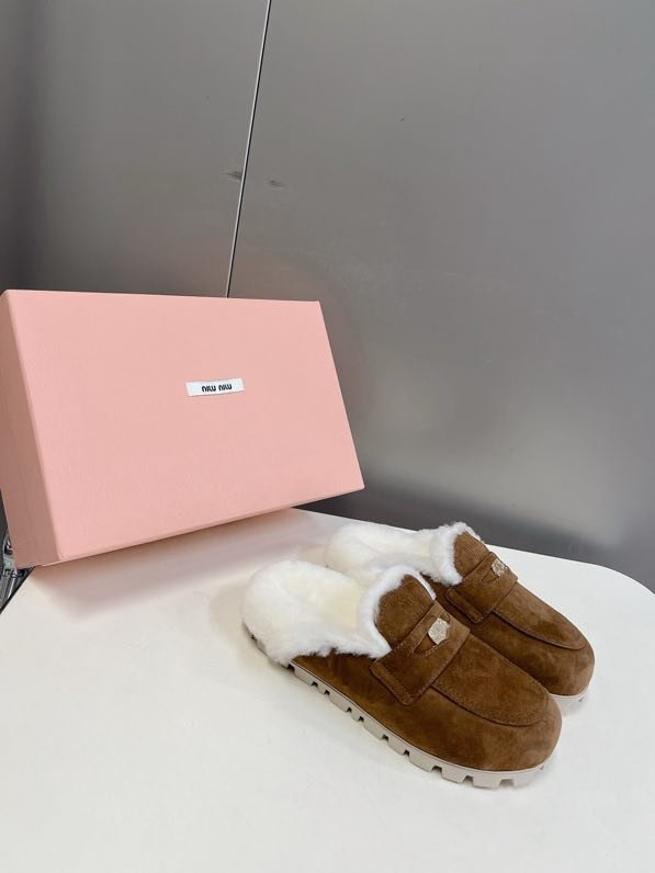 Мюли на меху женские фото 9