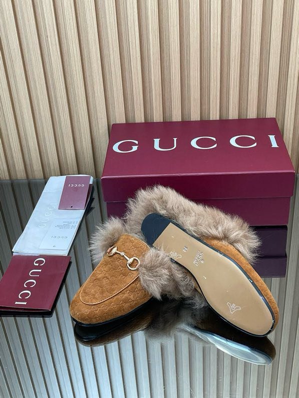 Мюли на меху женские фото 9