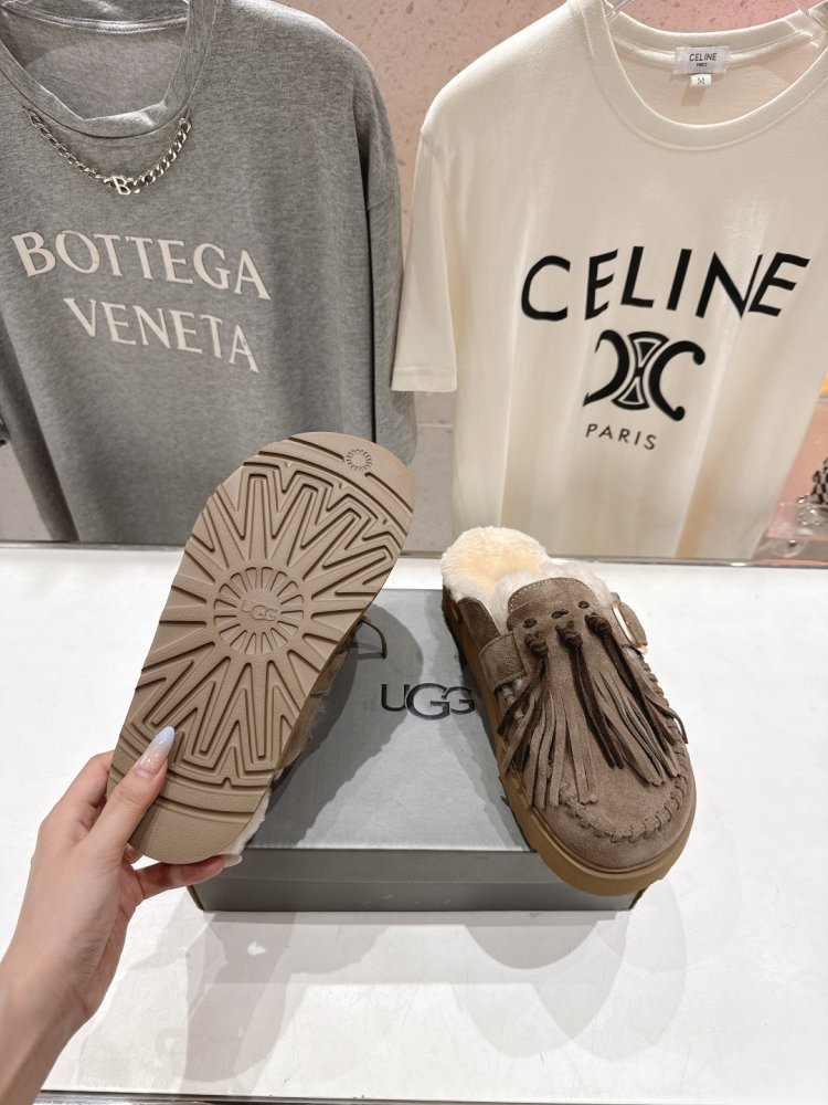 Мюли на меху женские фото 9