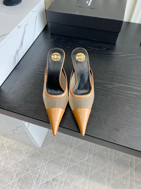 Мюли from sharp the toe on heel