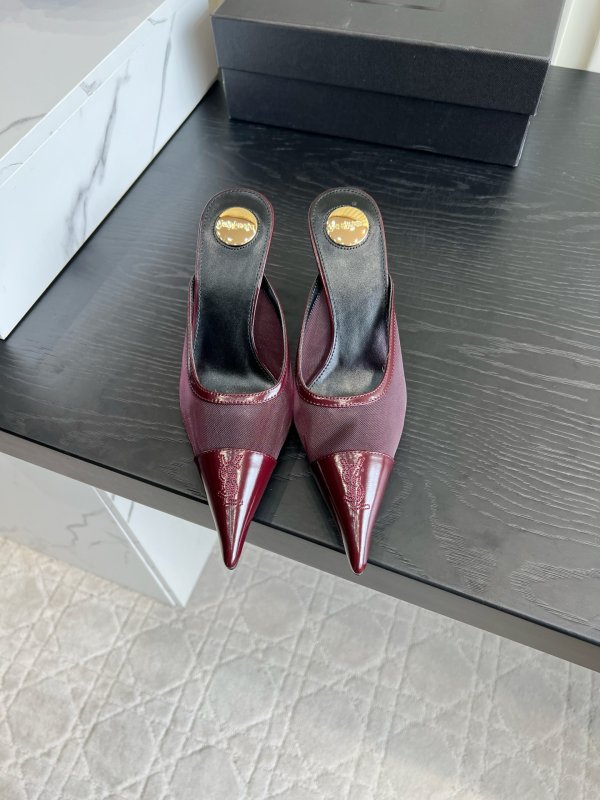 Мюли from sharp the toe on heel