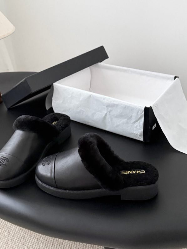 Мюли женские на меху зимние фото 3