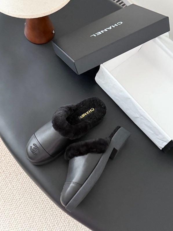 Мюли женские на меху зимние фото 5