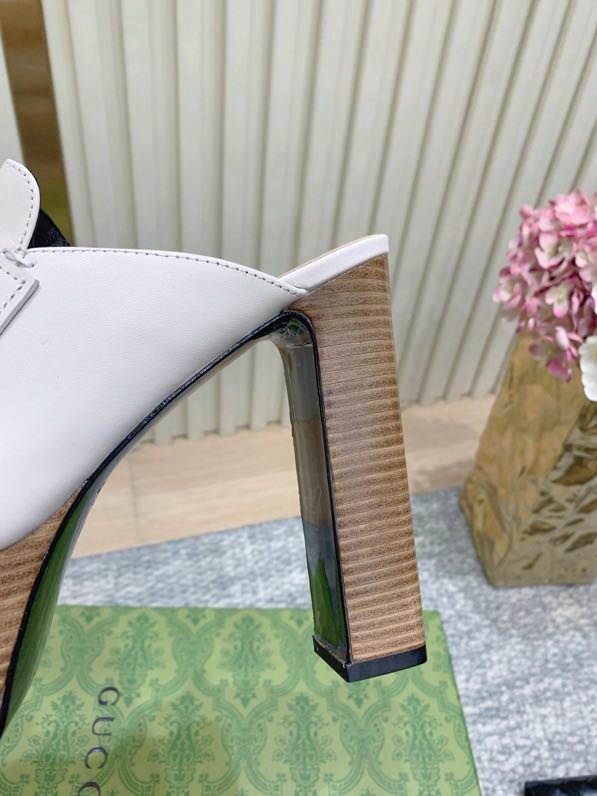 Мюли женские на платформе и высоком каблуке фото 4