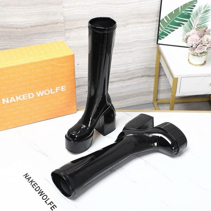 Fashionable Ankle boots on high heel фото 6