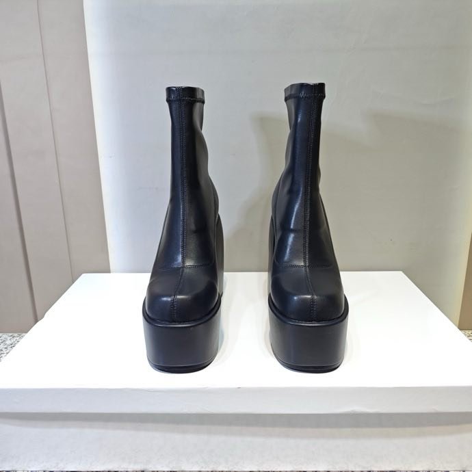 Модные ботильоны на высоком каблуке фото 6