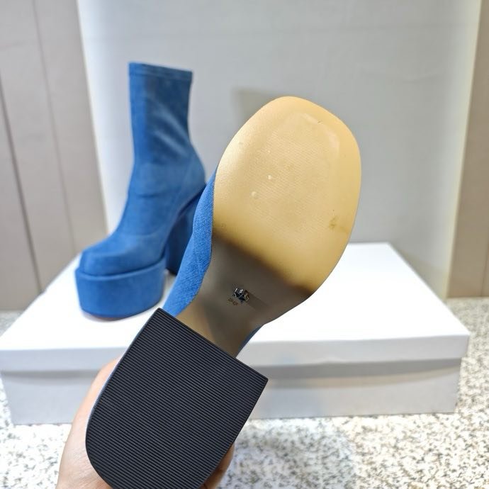 Модные ботильоны на высоком каблуке фото 8