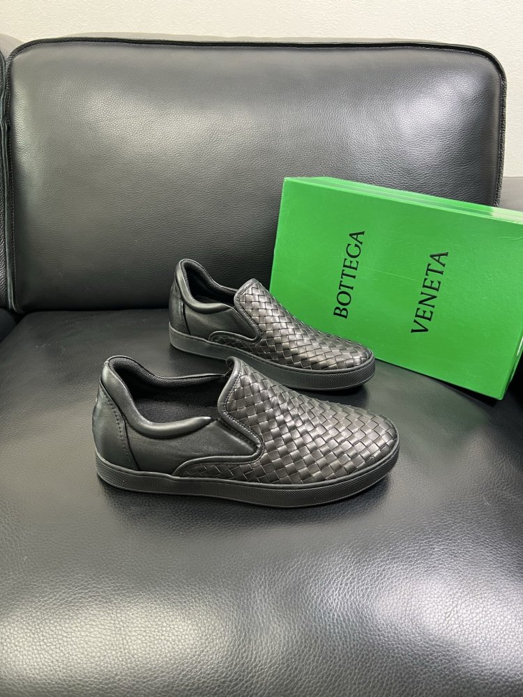 Мокасини шкіряні плетені чоловічі