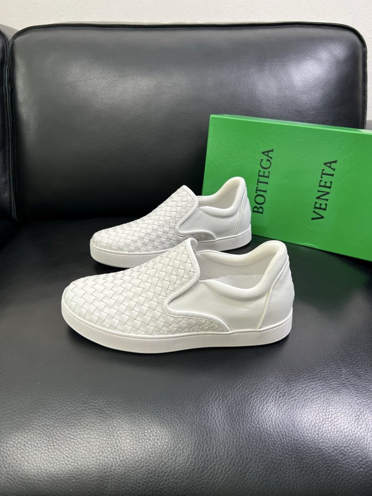 Moccasins leather braided men's фото 2