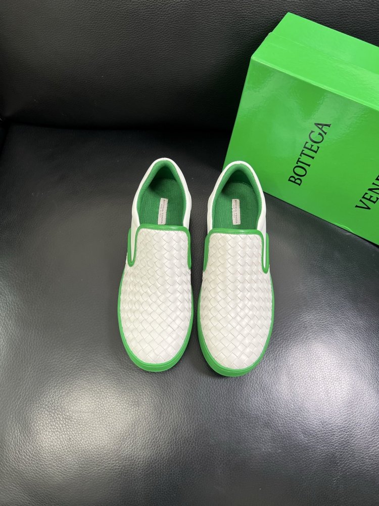 Moccasins leather braided men's фото 3