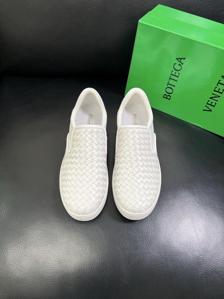 Moccasins leather braided men's фото 3