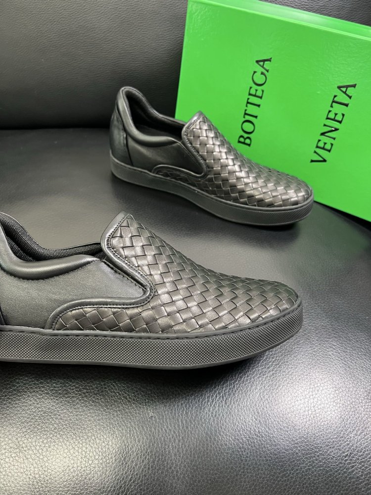 Мокасини шкіряні плетені чоловічі фото 6