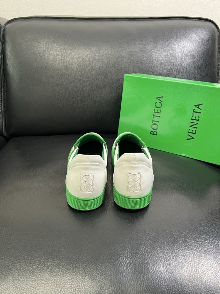 Moccasins leather braided men's фото 7