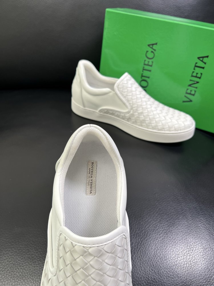 Moccasins leather braided men's фото 7