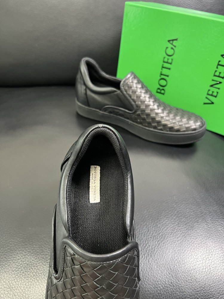 Мокасини шкіряні плетені чоловічі фото 7