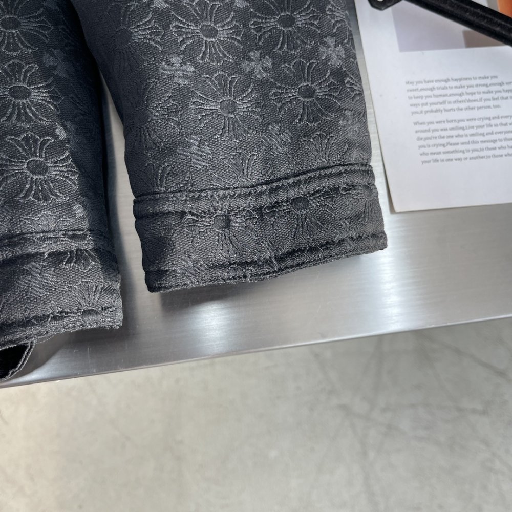 Мужская джинсовая пуховая куртка фото 6