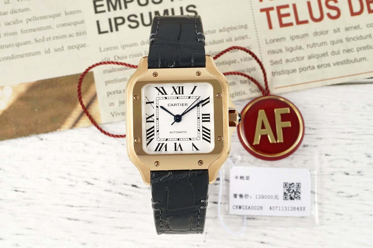 Мужские часы 35 мм Cartier Santos