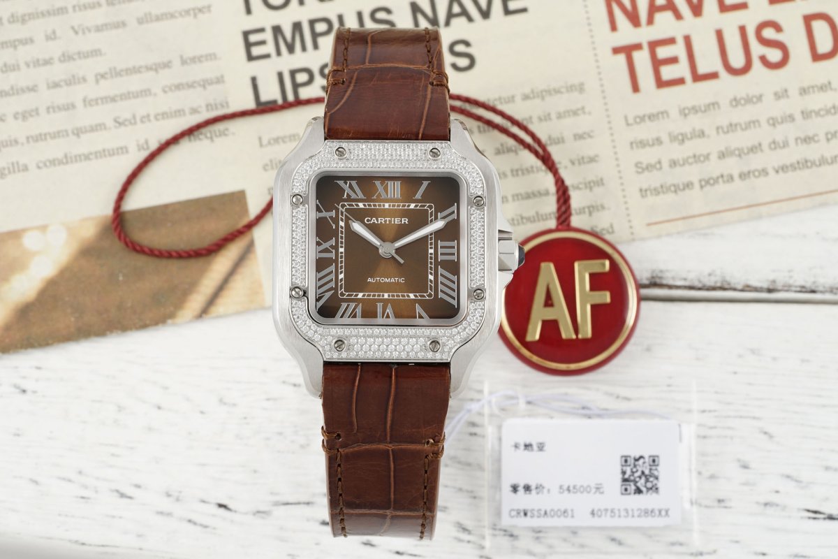 Мужские часы 35 мм Cartier Santos