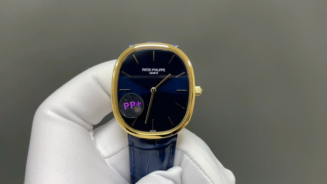 Мужские часы 35 мм Patek Philippe Golden Ellipse 5738