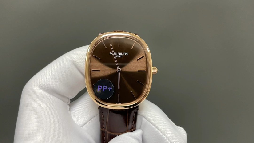 Мужские часы 35 мм Patek Philippe Golden Ellipse 5738