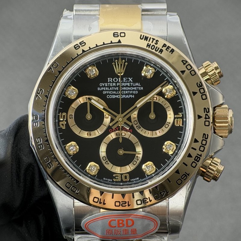 Мужские часы 40 мм Rolex Cosmograph Daytona с механизмом 4131