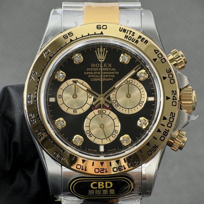 Мужские часы 40 мм Rolex Cosmograph Daytona с механизмом 4131