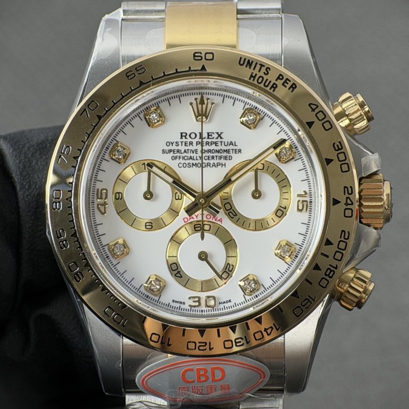 Мужские часы 40 мм Rolex Cosmograph Daytona с механизмом 4131