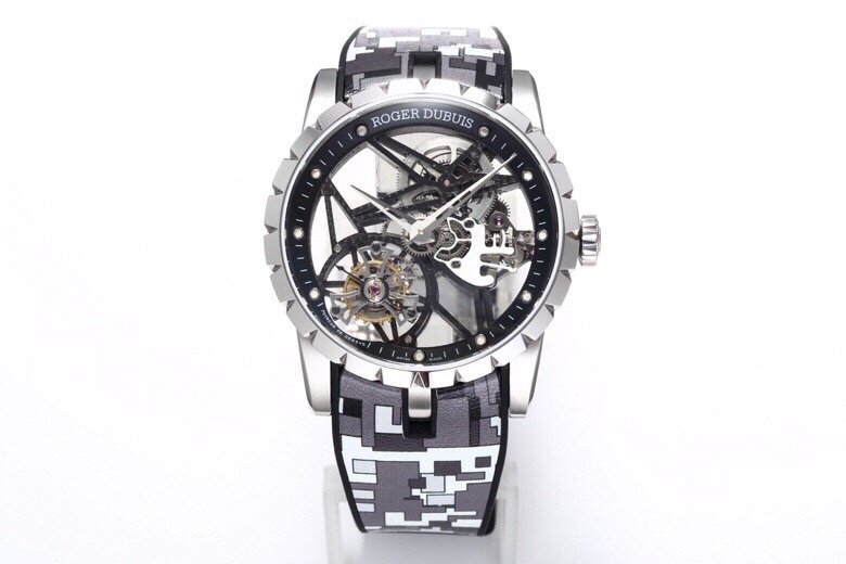 Men's clock 42 mm Roger Dubuis Excalibur from color турбийоном