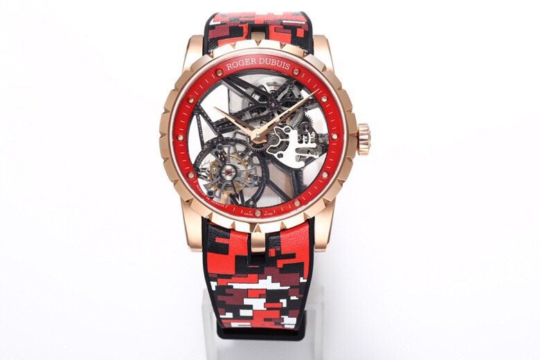 Men's clock 42 mm Roger Dubuis Excalibur from color турбийоном