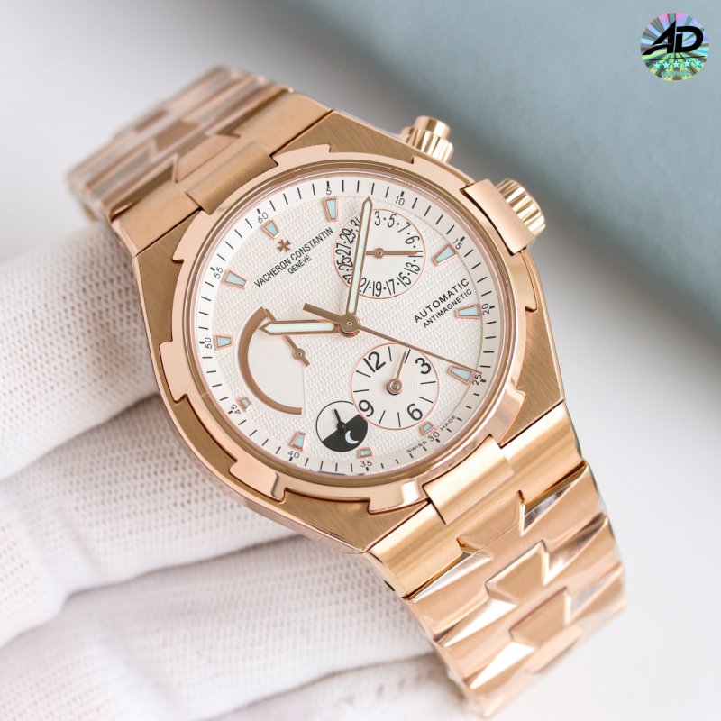 Мужские часы 42 мм Vacheron Constantin Overseas 47450 с многофункциональным механизмом