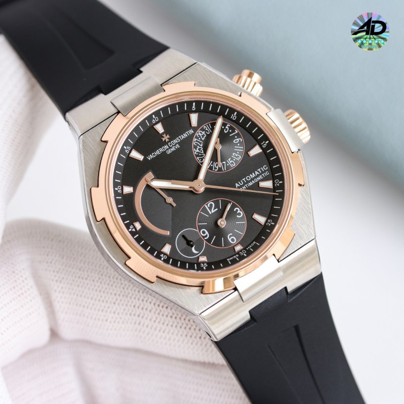 Мужские часы 42 мм Vacheron Constantin Overseas 47450 с многофункциональным механизмом