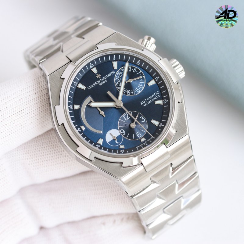 Мужские часы 42 мм Vacheron Constantin Overseas 47450 с многофункциональным механизмом