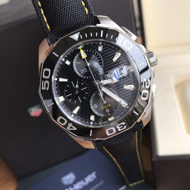 Мужские часы 43 мм TAG Heuer Aquaracer 300M Chronograph