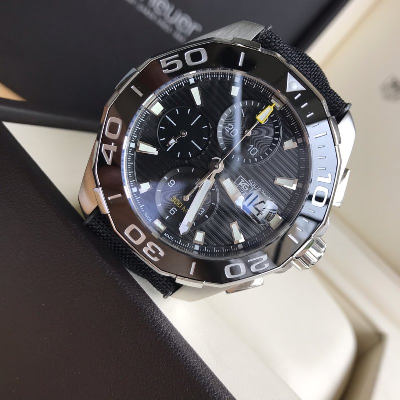 Мужские часы 43 мм TAG Heuer Aquaracer 300M Chronograph фото 7