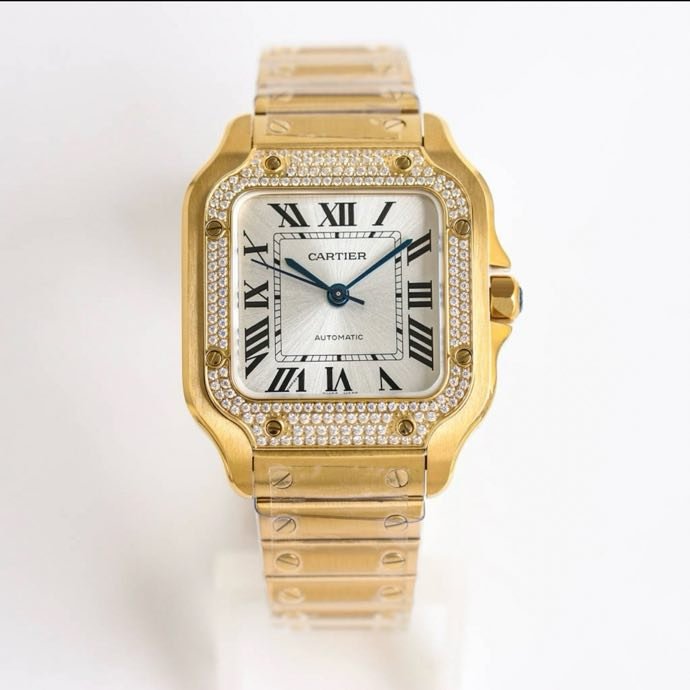 Мужские часы серии Cartier Santos 47 мм фото 5