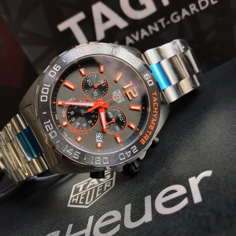 Мужские кварцевые часы 43 мм TAG Heuer Formula 1 Chronograph фото 4