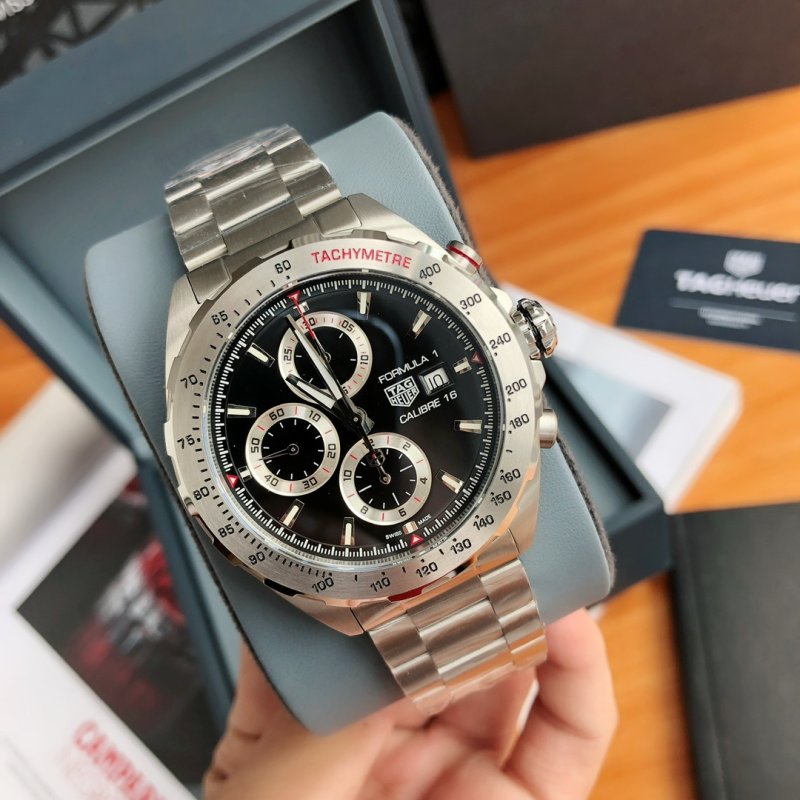 Мужские кварцевые часы 43 мм TAG Heuer Formula 1 Chronograph фото 5