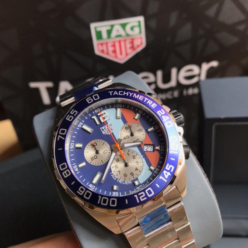 Мужские кварцевые часы 43 мм TAG Heuer Formula 1 Chronograph фото 5