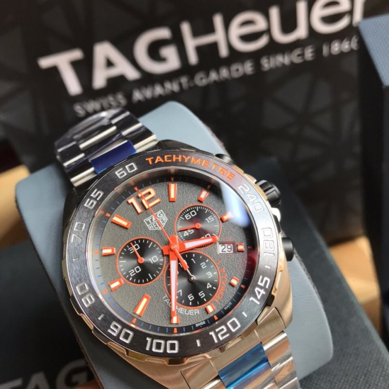 Мужские кварцевые часы 43 мм TAG Heuer Formula 1 Chronograph фото 5