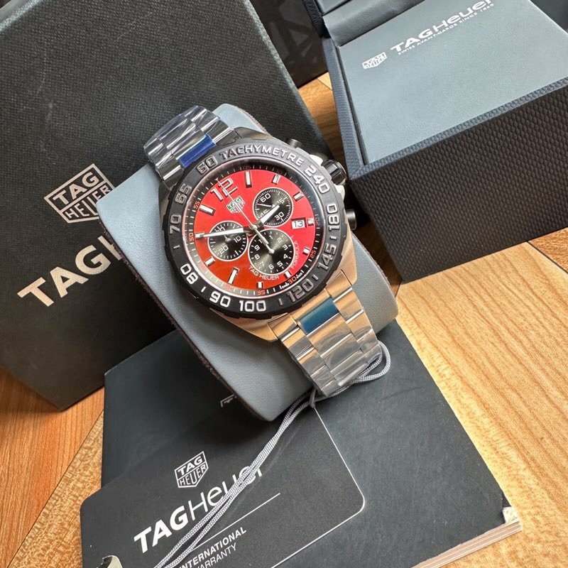 Мужские кварцевые часы 43 мм TAG Heuer Formula 1 Chronograph фото 6