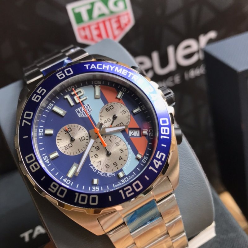 Мужские кварцевые часы 43 мм TAG Heuer Formula 1 Chronograph фото 7