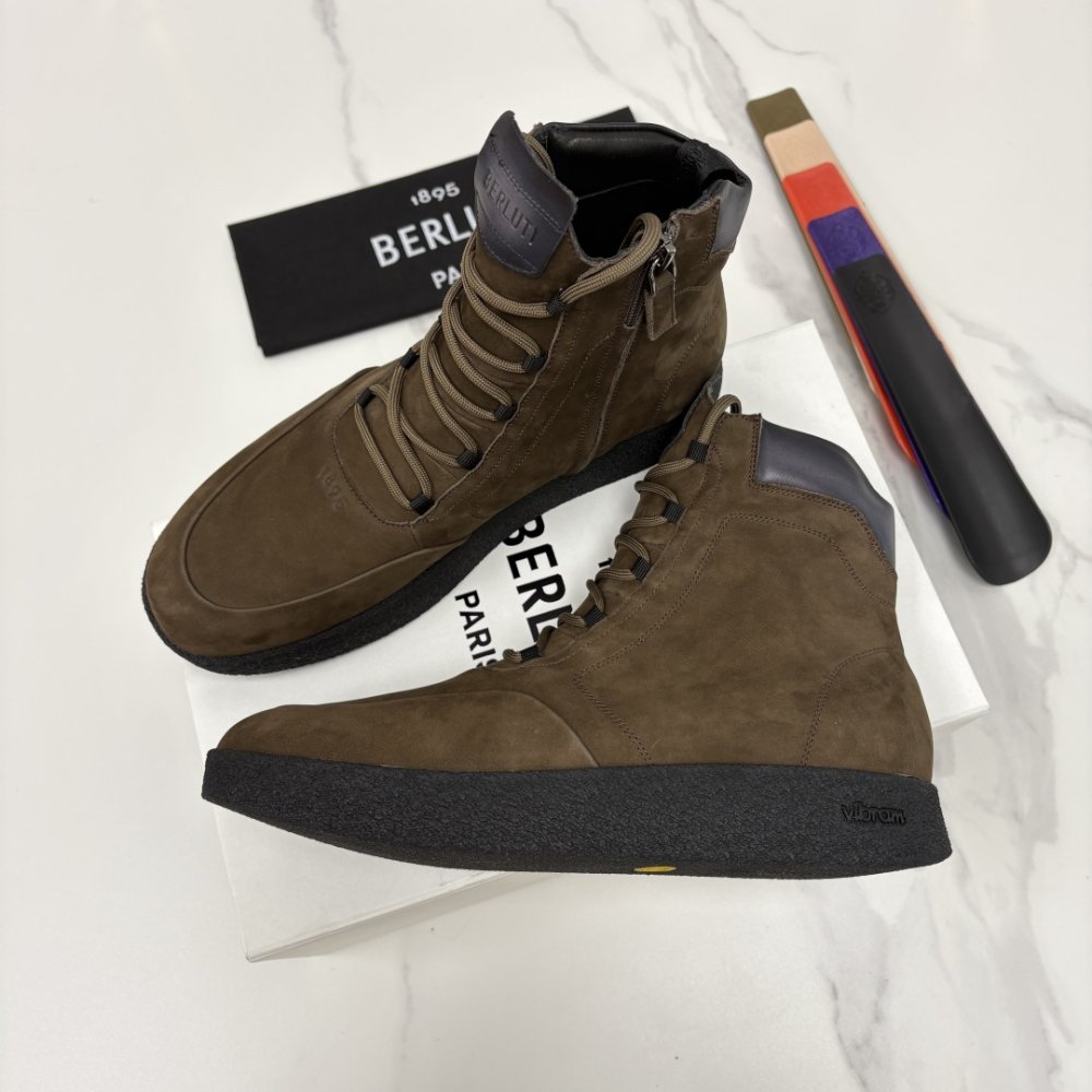 Мужские высокие походные ботинки фото 3