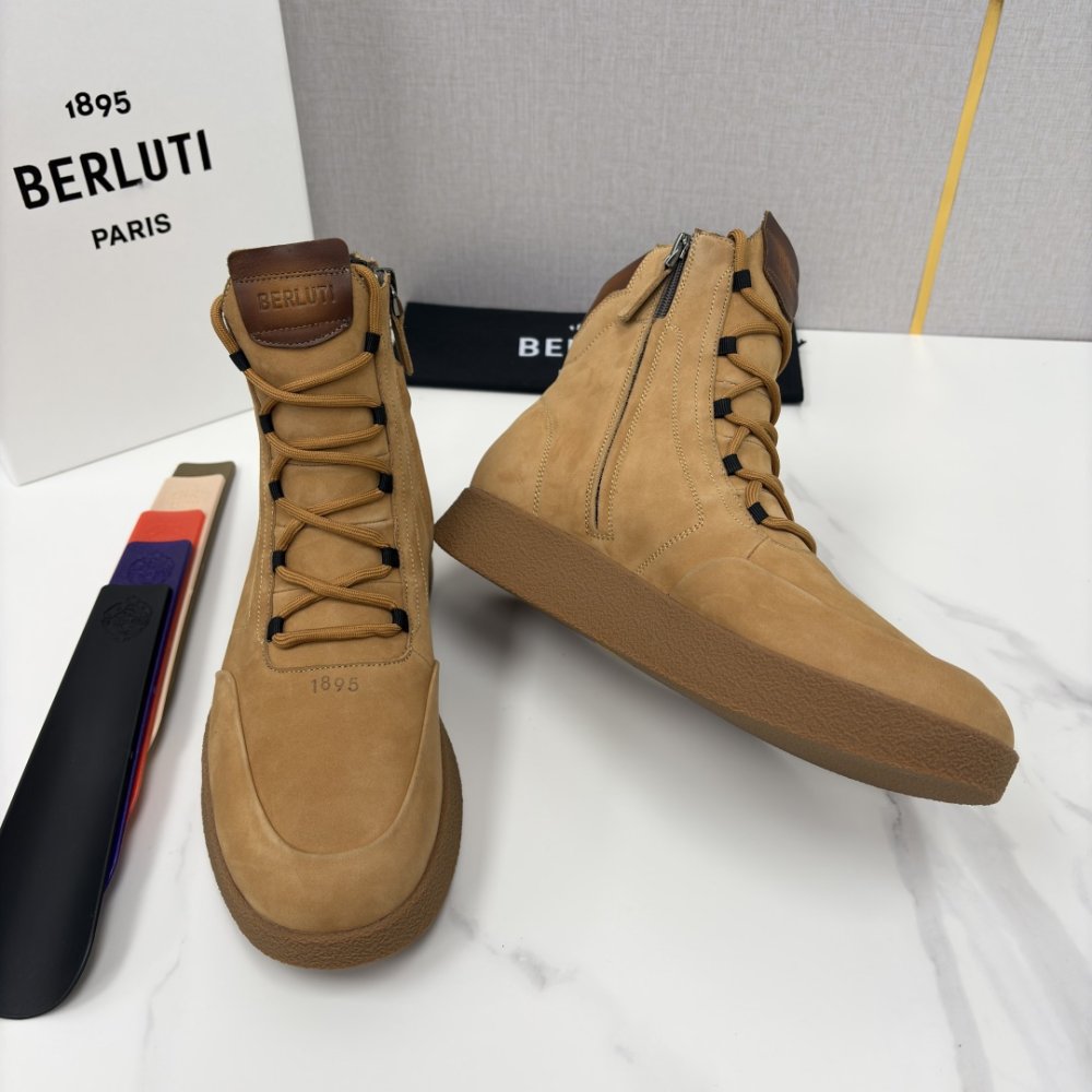 Мужские высокие походные ботинки фото 5