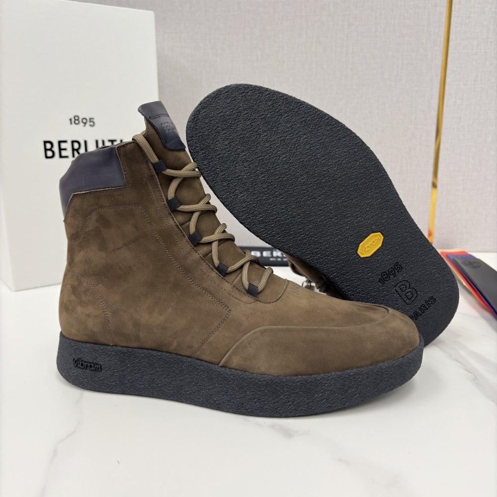 Мужские высокие походные ботинки фото 6