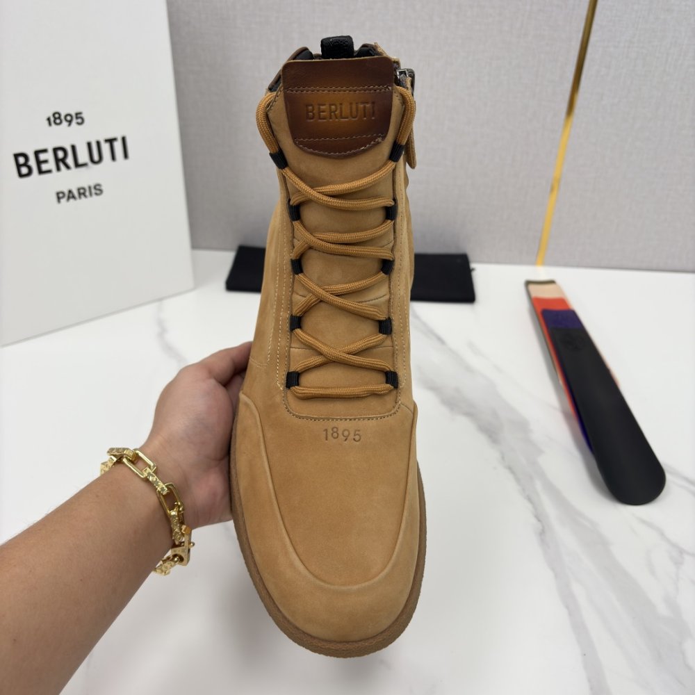 Мужские высокие походные ботинки фото 7