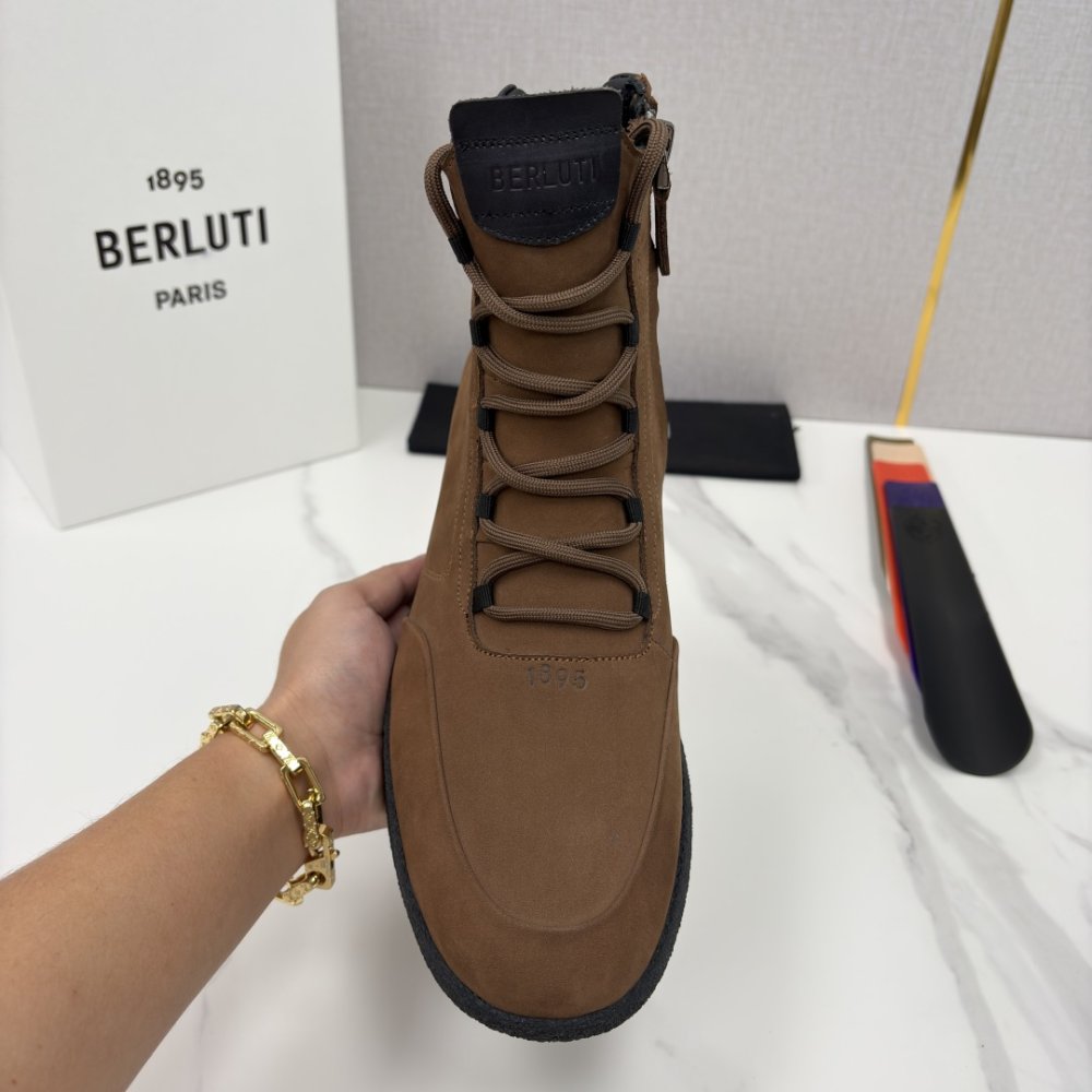 Мужские высокие походные ботинки фото 7