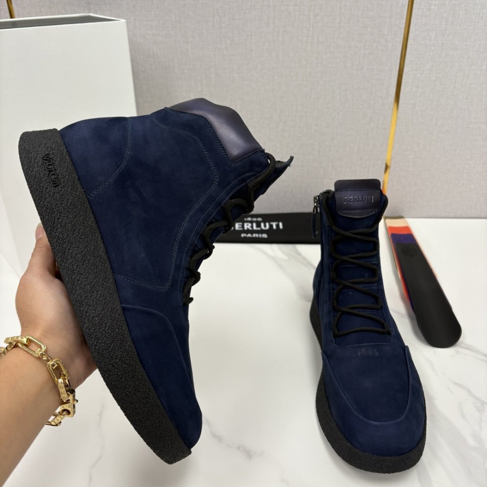 Мужские высокие походные ботинки фото 7