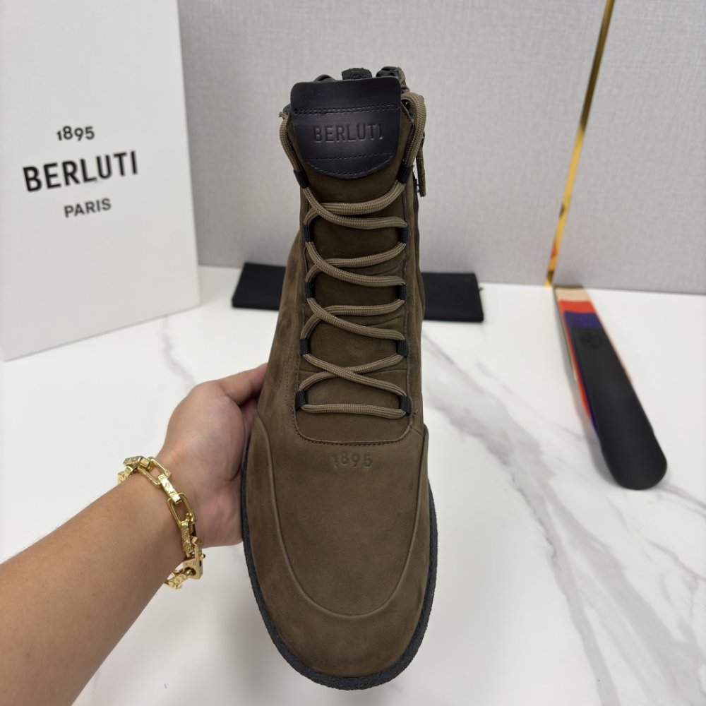 Мужские высокие походные ботинки фото 8